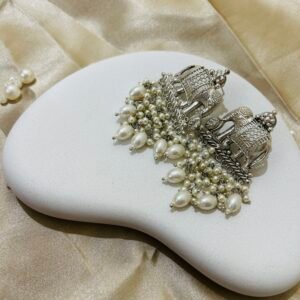 Gajraj Gold Dangler Earrings