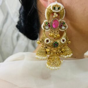 Noorani Premium Gold Jhumki